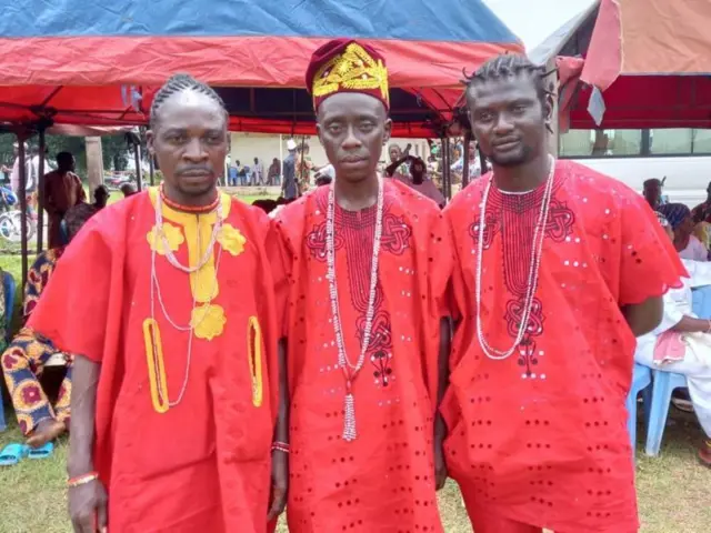 Aworan awọn ọmọlẹyin Sango nibi ajọdun Sango nilu Oyo