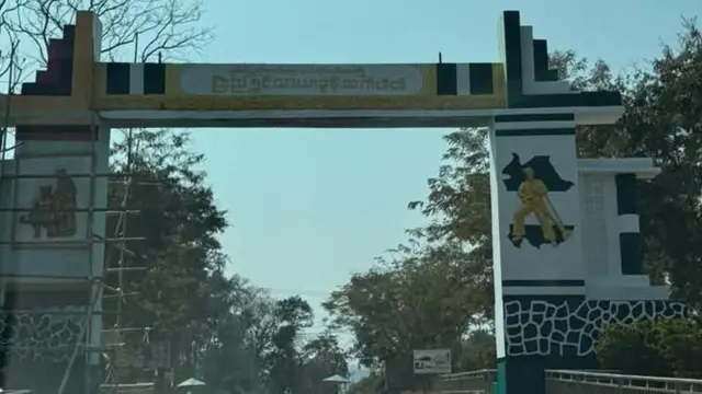 သီပေါမြို့အဝင် မုခ်ဦးကို  ပြောင်းလဲ ပြင်ဆင်နေတဲ့အခြေအနေ