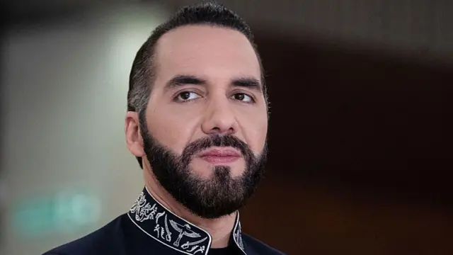 O presidente de El Salvador, Nayib Bukele