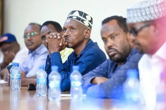 Odayaasha gobolka Awdal ee Muqdisho ku sugan.