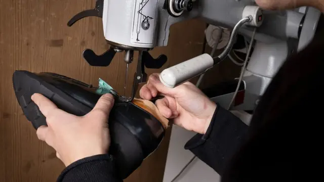 Old-fashioned cobblers – or shoe menders – are once again in demand