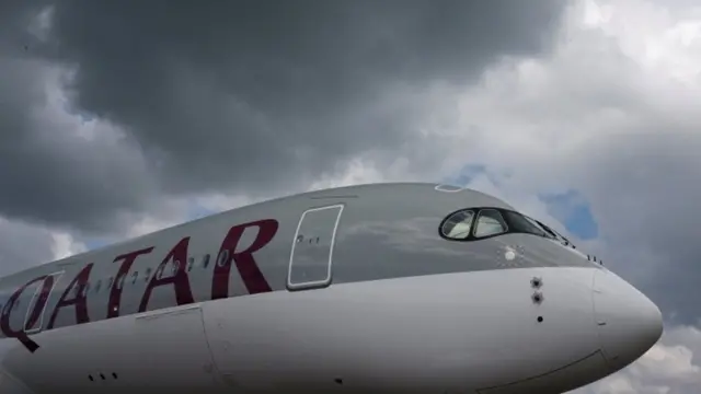 Самолет Qatar Airways