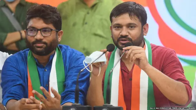 जिन्नेश मेवाणी और कन्हैयार कुमार