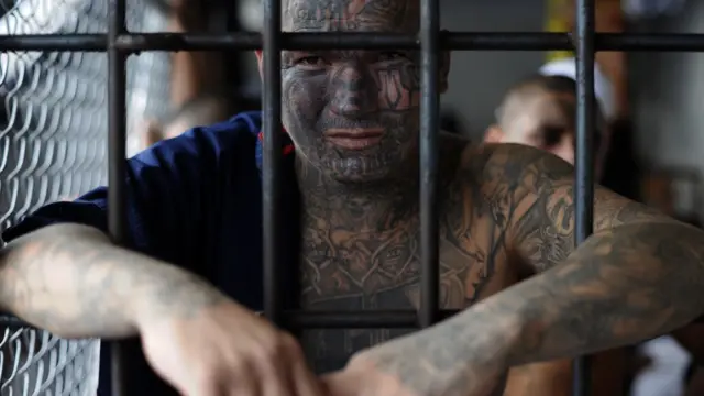 Pandillero de El Salvador