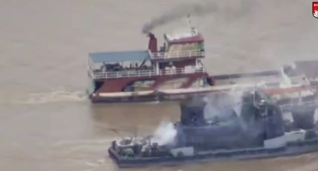 MDY -PDF က ပစ်ခတ်လိုက်လို့ ထိခိုက်သွားတဲ့ သင်္ဘော