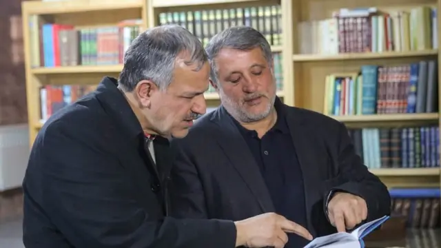 محسن هاشمی و احمد مسجد جامعی