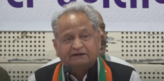 ગુજરાત ચૂંટણી માટેના રાજ્યના સિનિયર પ્રભારી અને રાજસ્થાનના મુખ્ય મંત્રી અશોક ગહેલોત