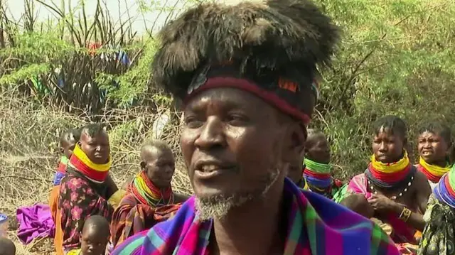 Kiongozi wa jumuiya hiyo Enos Lochul amepoteza mifugo yake