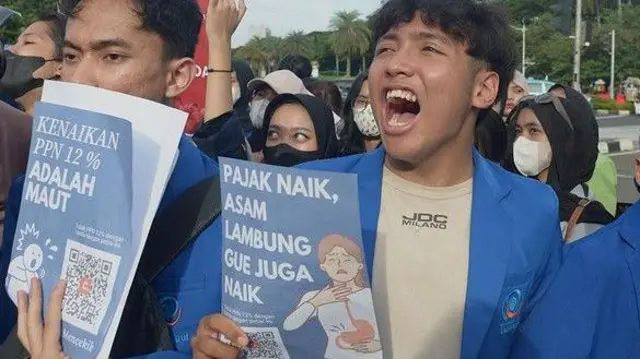 pajak 12%, pajak, demo mahasiswa