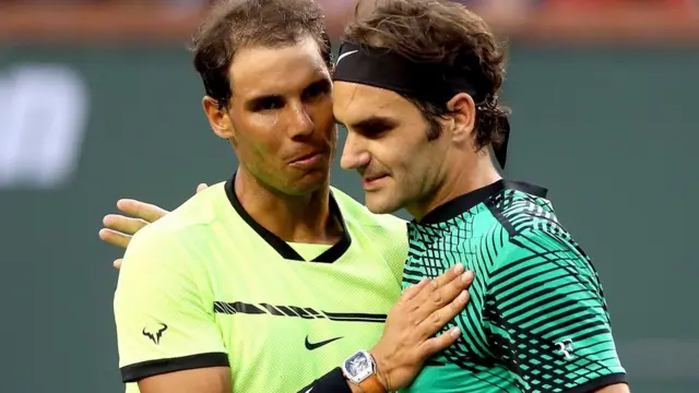 فدرر و نادال اولین بار در دور سوم مسترز میامی ۲۰۰۴ باهم مسابقه دادند