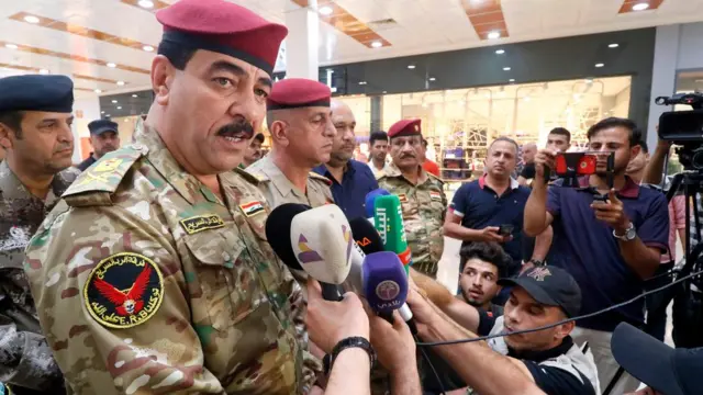 Basra'da gösterileri bastırmakla görevli çevik güçlerin komutanı