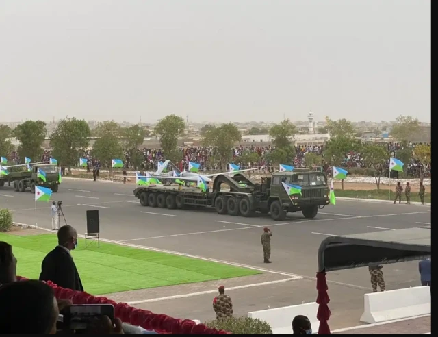 Diyaaradaha Jabuuti lagu soo bandhigay