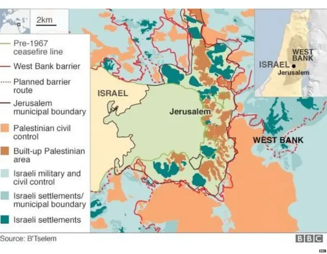 इस्राईल आणि अरब राष्ट्रं यांच्यात जेरूसलेमवरून नेहमीच वाद राहिला आहे.