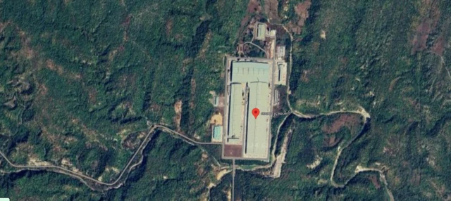 ပေါက်မြို့အခြေစိုက် ကပစ (၂၄) ကို ဂူးဂဲလ်မြေပုံကနေ တွေ့ရစဉ်