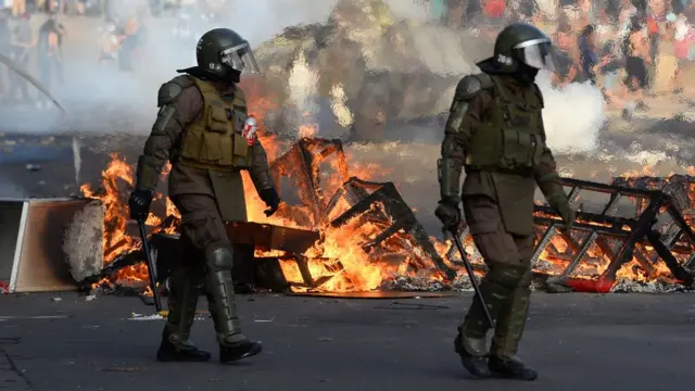 protestas en chile