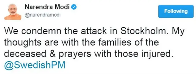 मोदी का ट्वीट