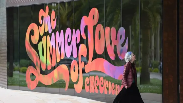 '사랑의 여름' 50주년 기념 전시가 지난 4월 캘리포니아 샌프란시스코에서 열렸다