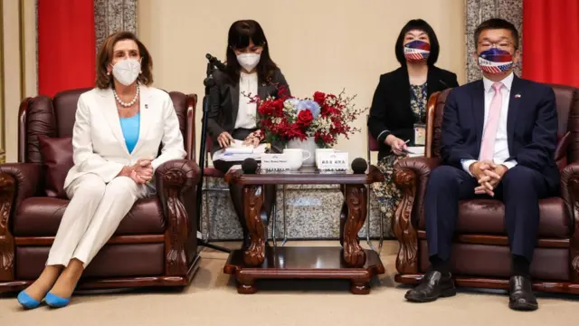 Pelosi en Taiwán.