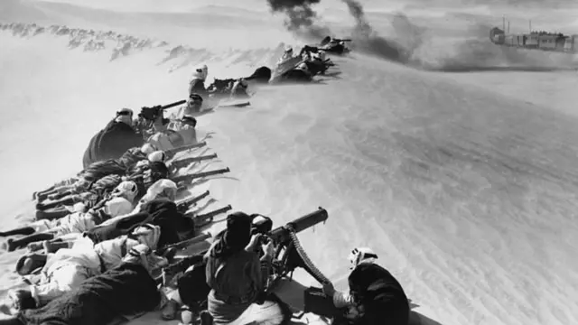 شنت القوات العربية حرب عصابات على خطوط امداد القوات التركية