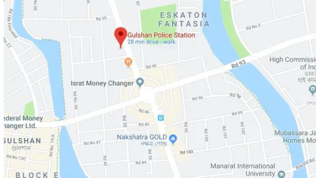 গুলশানের ম্যাপ