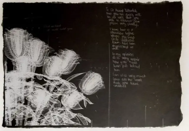 పుట్టిన రోజు సందర్బంగా ఆనంద్‌ తేల్తుంబ్డేకు ఓ పదేళ్ల చిన్నారి రాసిన లేఖ