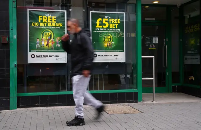 Casa de apostas em cidade britânica
