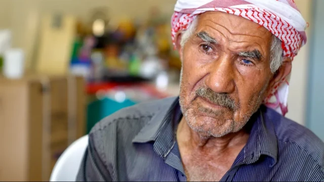 موسی الموسی، ۷۷ ساله، یک کشاورز
