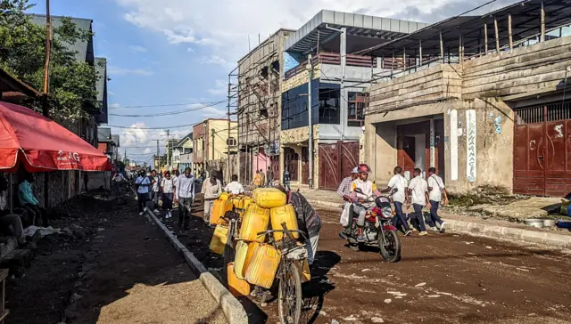 Les jeunes des quartiers de Goma en sensibilisation