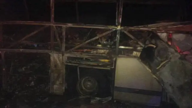 اتوبوس حامل مهاجران