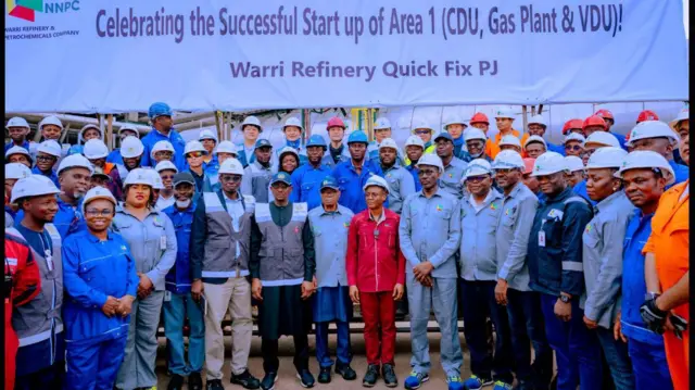 Aworan awọn oṣiṣẹ NNPC nibi eto naa.