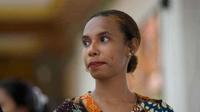 Perempuan Papua mengikuti kegiatan pelatihan tentang kesehatan dan kebersihan menstruasi
