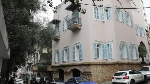 La maison présumée de Ghosn à Beyrouth.