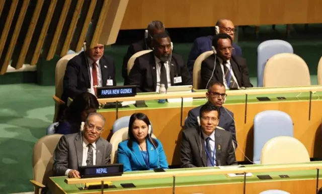 प्रधानमन्त्री प्रचण्डले संयुक्त राष्ट्रसङ्घको मूख्यालयमा 