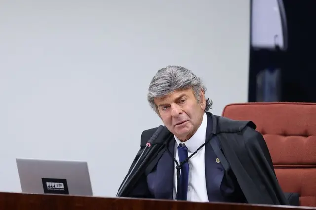 Fux, durante julgamento de Bolsonaro
