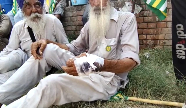ਕਿਸਾਨਾਂ ਅਤੇ ਪੁਲਿਸ ਦੀ ਝੜੱਪ
