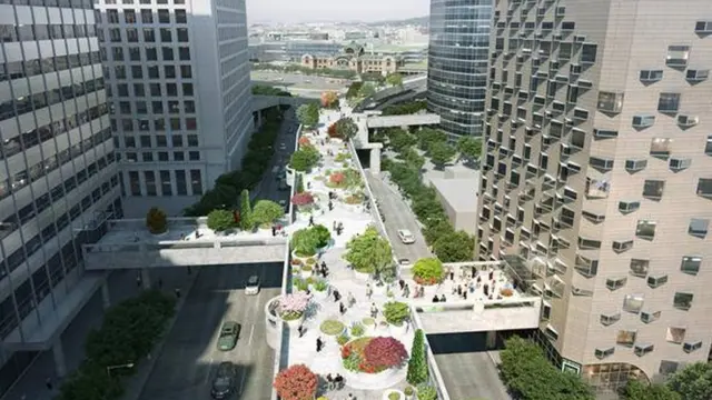 서울로 조감도 연결통로 예시안