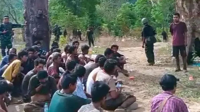 ဖိုးချီးမူးစခန်း ကနေ ဖမ်းဆီးရမိခဲ့တဲ့ စစ်ကောင်စီတပ်ဖွဲ့ဝင်များ