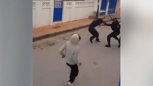 لقطة من الفيديو المتداول