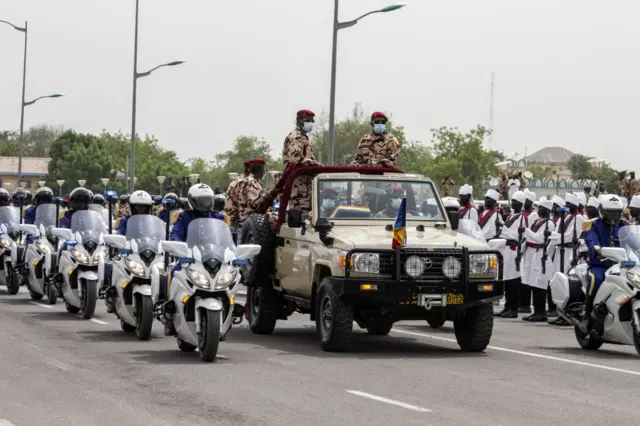 Les funérailles de Idriss Deby Itno à N'Djamena le 23 avril 2021