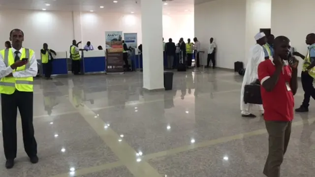 Ma'aikatan tsaro a filin jirgin saman Kaduna