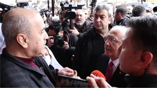 Kılıçdaroğlu'nun esnafla görüşmesi