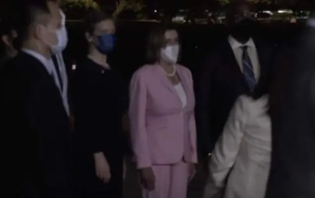 తైవాన్ చేరుకున్న నాన్సీ పెలోసీ