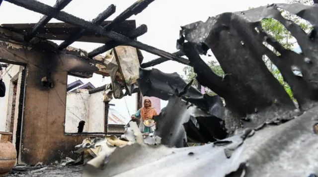 ਤਬਾਹ ਹੋਈ ਇਮਾਰਤ