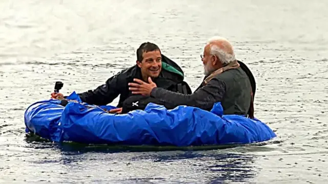 பிரதமர் மோதி குறித்து என்ன சொல்கிறார் பியர் கிரில்ஸ்?