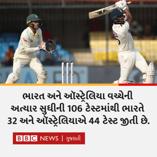 ભારત ઑસ્ટ્રેલિયા ટેસ્ટ મૅચ 