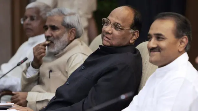 लालू यादव, रघुवंश प्रसाद, शरद पवार और प्रफुल्ल पटेल