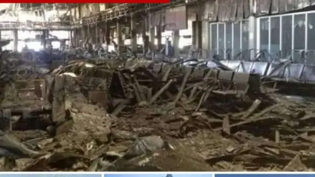 ምስል የተወሰደው እአአ 2014 ላይ ጉዳት የደረሰበት የሊቢያ አየር ማረፊያ ነው።