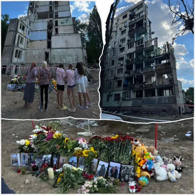 Chung cư bị đánh sập tại quận Svyatoshyn, Kyiv ngày 31/7/2025