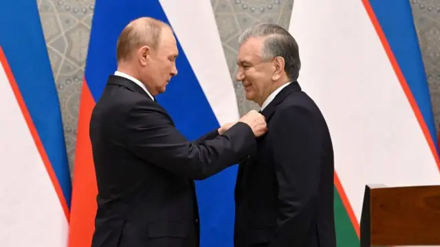 Путин ва Мирзиёев