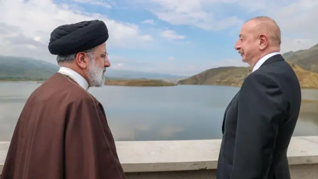 ابراهیم رئیسی و الهام علی اف